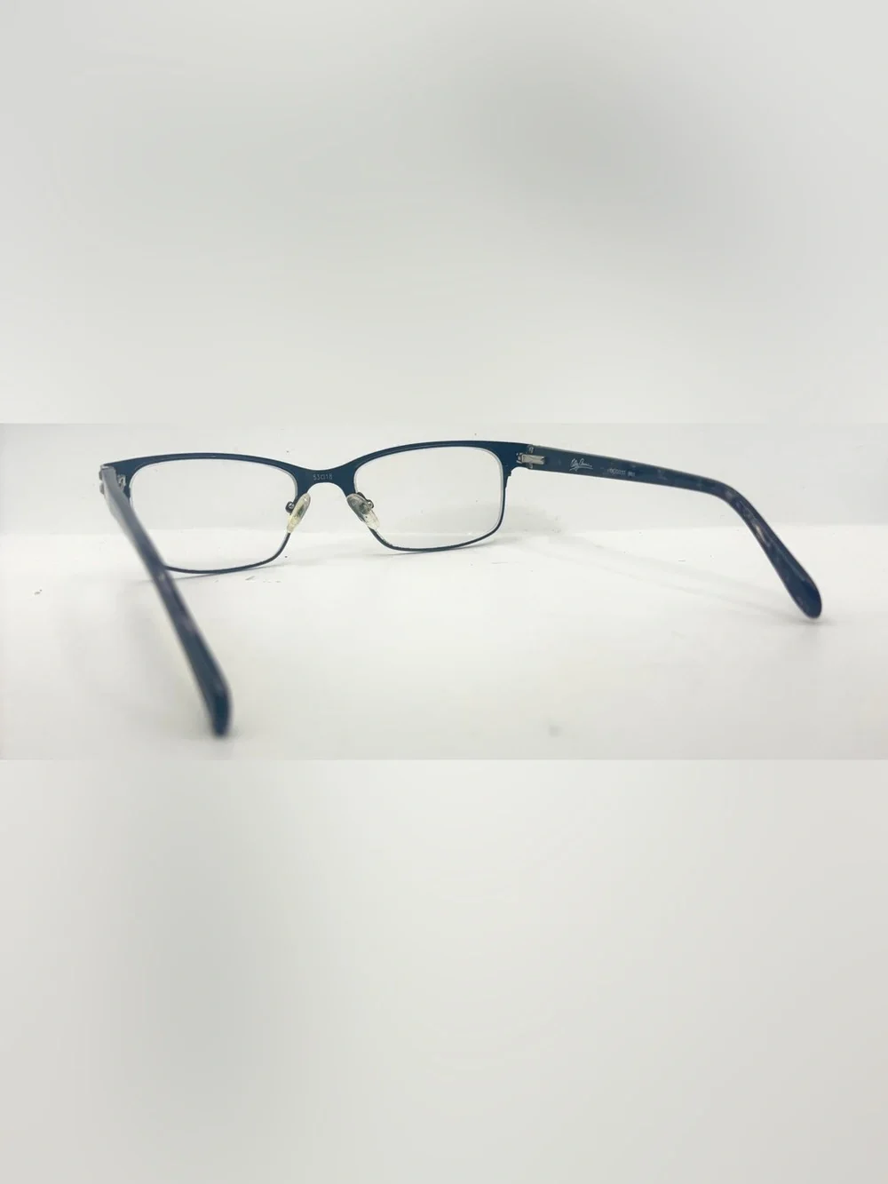 Oleg Cassini OCO357 Black Oval Metal Sunglasses Frames Only